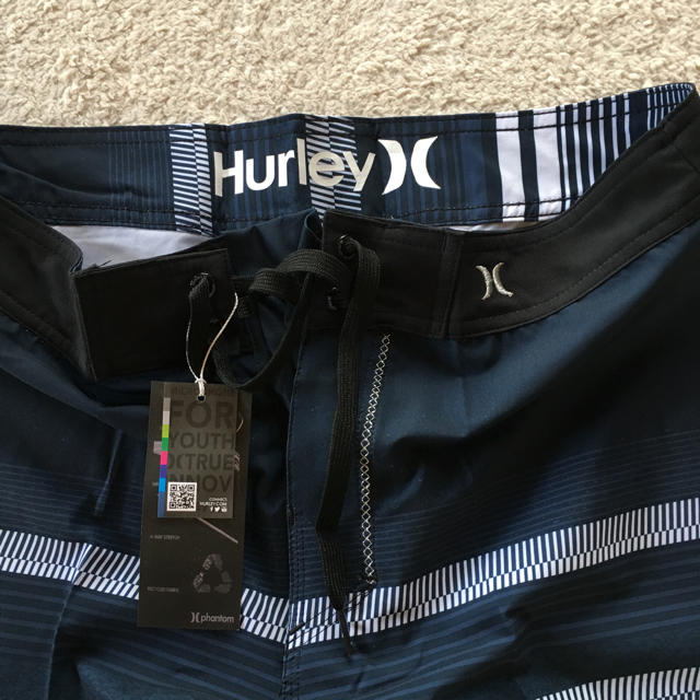 Hurley(ハーレー)の新品 Hurley 水着 ハーレー  ボーダー ネイビー メンズの水着/浴衣(水着)の商品写真