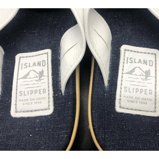 ISLAND SLIPPER(アイランドスリッパ)の新品未使用 アイランドスリッパ 27cm デニム生地 メンズの靴/シューズ(サンダル)の商品写真