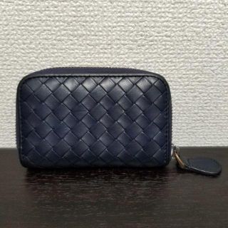 ボッテガヴェネタ(Bottega Veneta)のボッテガヴェネタ　美品☆　コインケース　ネイビー　(コインケース/小銭入れ)