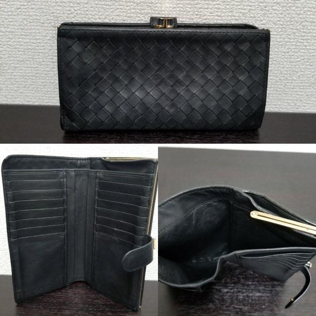 Bottega Veneta - ボッテガヴェネタ 長財布 がま口 黒 イントレチャートの通販 by yo-'s shop｜ボッテガヴェネタならラクマ