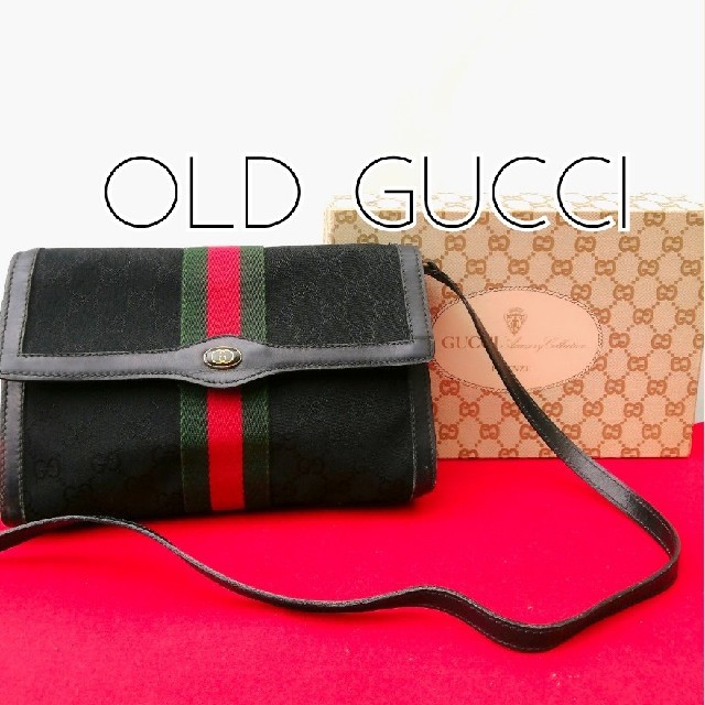 Gucci - 美品 オールドグッチ シェリーライン 2way ショルダーバッグ クラッチバッグの通販 by vintage shop｜グッチ