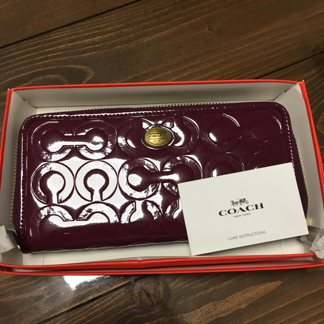 COACH(コーチ)の訳ありコーチレディース長財布 レディースのファッション小物(財布)の商品写真