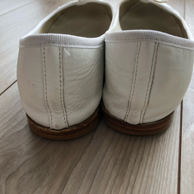 repetto(レペット)のレペット38.5 ホワイト レディースの靴/シューズ(バレエシューズ)の商品写真