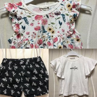 ブランシェス(Branshes)のブランシェス  女児 サイズ100 3点セット(Tシャツ/カットソー)