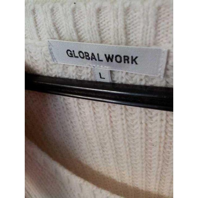 GLOBAL WORK(グローバルワーク)のグローバルワーク 白 ニット レディースのトップス(ニット/セーター)の商品写真