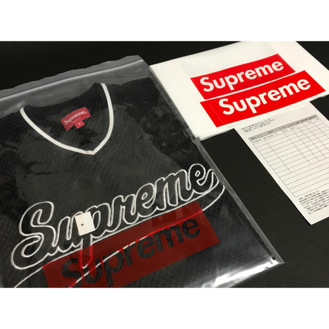 シュプリームsupreme メッシュベースボールT