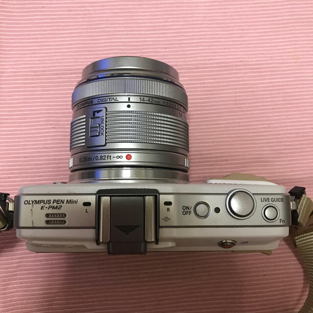 OLYMPUS(オリンパス)のOLYMPUS PEN Mini E-PM2 スマホ/家電/カメラのカメラ(ミラーレス一眼)の商品写真