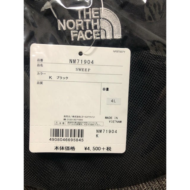 THE NORTH FACE(ザノースフェイス)のノースフェイス ウエストバッグ スウィープ Sweep NM71904 新品 メンズのバッグ(ウエストポーチ)の商品写真