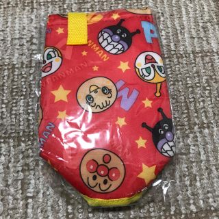 新品！未開封！非売品！アンパンマン保冷ペットボトルホルダー 赤(キャラクターグッズ)