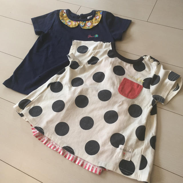 futafuta(フタフタ)のフタフタ  Tシャツ 3枚 キッズ/ベビー/マタニティのキッズ服女の子用(90cm~)(Tシャツ/カットソー)の商品写真