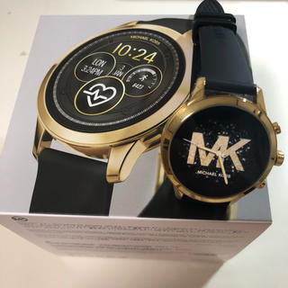 マイケルコース(Michael Kors)のMICHAEL KORS runway 限定色ブラックゴールド(腕時計)