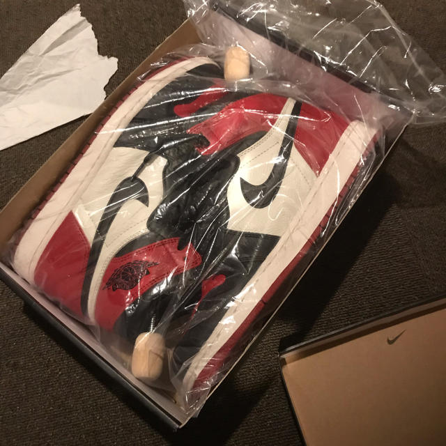 Air Jordan 1 bred toe 27cm