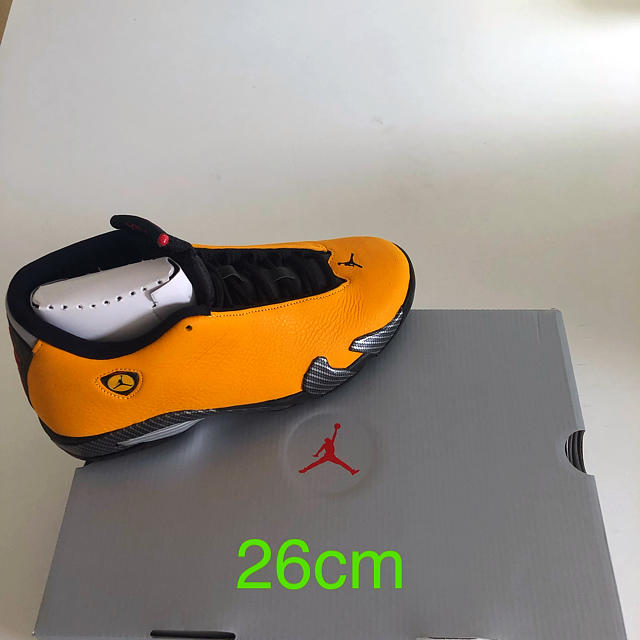 NIKE(ナイキ)のNIKE AIR JORDAN 14 YELLOW FERRARI メンズの靴/シューズ(スニーカー)の商品写真