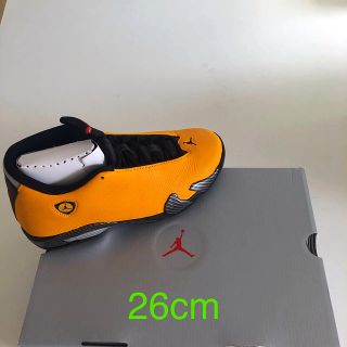 ナイキ(NIKE)のNIKE AIR JORDAN 14 YELLOW FERRARI(スニーカー)