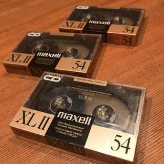 マクセル(maxell)のカセットテープ (maxell  XLⅡ  54)  3本/未開封(その他)