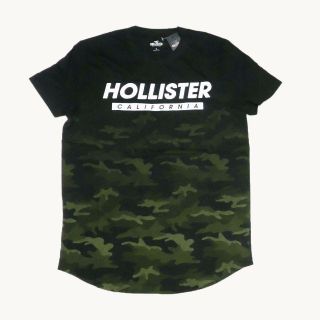 ホリスター(Hollister)の★新品/SALE★ホリスター★カモフラ半袖ロゴTシャツ (Green/S)(Tシャツ/カットソー(半袖/袖なし))