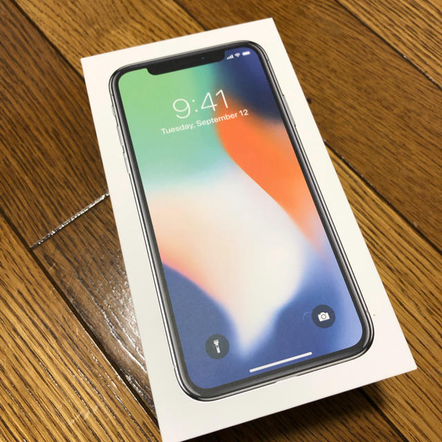 [未使用品] iPhone X 64GB Silver