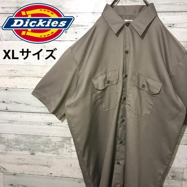 Dickies(ディッキーズ)の【レア】ディッキーズ☆ロゴタグ ビッグサイズ 半袖 ワークシャツ メンズのトップス(シャツ)の商品写真