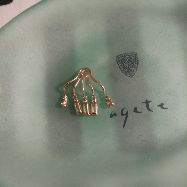agete(アガット)のアガット　片耳ピアスチャーム レディースのアクセサリー(チャーム)の商品写真