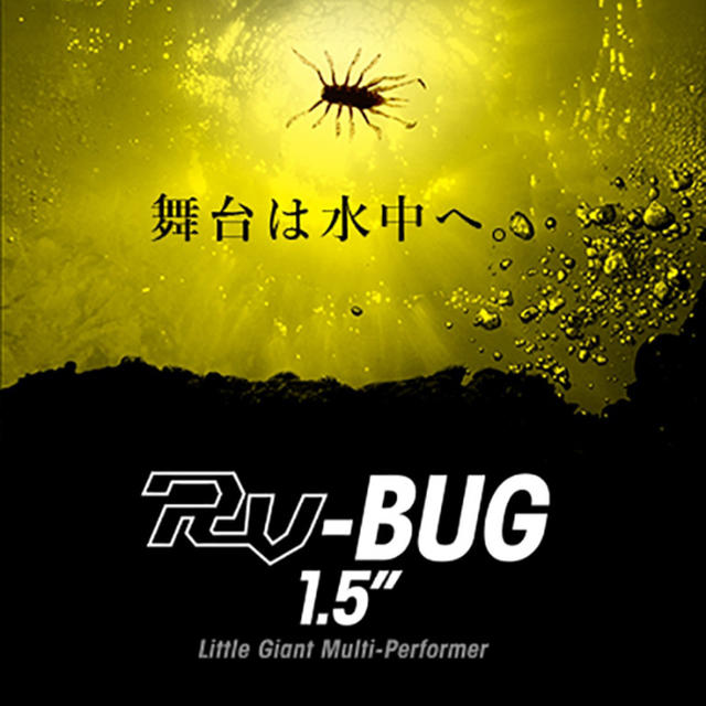 JACKALL(ジャッカル)のアールブイバグ RV-BUG 1.5" NEW ジャッカル 流行りの水中虫‼️ スポーツ/アウトドアのフィッシング(ルアー用品)の商品写真