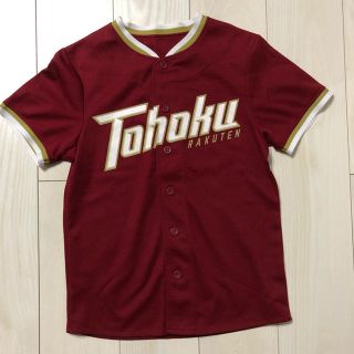 トウホクラクテンゴールデンイーグルス(東北楽天ゴールデンイーグルス)の楽天イーグルス ユニフォーム 子供用 160 クリムゾンレッド(ウェア)