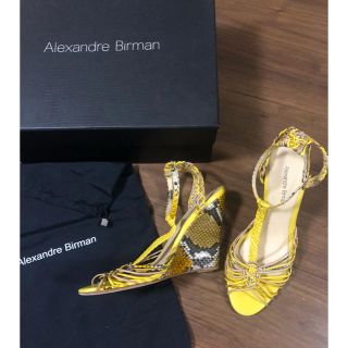 スタニングルアー(STUNNING LURE)の専用　箱なしAlexandre Birman★ウェッジソール サンダル パイソン(サンダル)