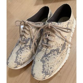 コールハーン(Cole Haan)の(マイスリー様専用)  レーザースニーカー  パイソン柄 ゼログランド(スニーカー)