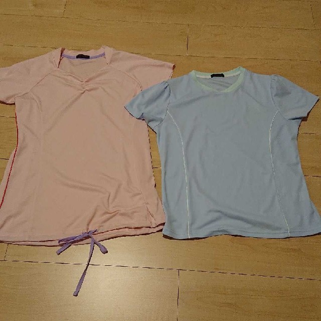 GU(ジーユー)のgu.sports❤️Tシャツ 2枚セット❤️Lサイズ レディースのトップス(Tシャツ(半袖/袖なし))の商品写真