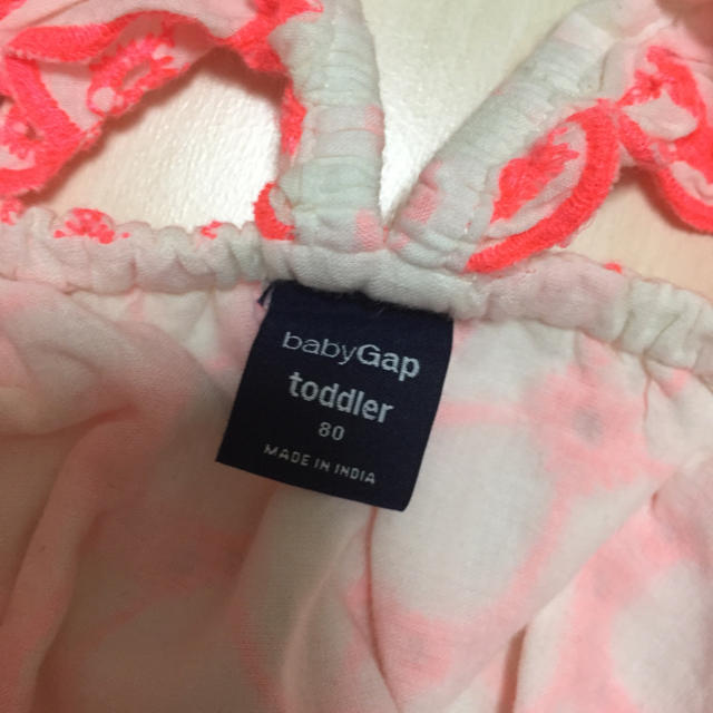 babyGAP(ベビーギャップ)のレーストップス キャミソール チュニック キッズ/ベビー/マタニティのベビー服(~85cm)(タンクトップ/キャミソール)の商品写真