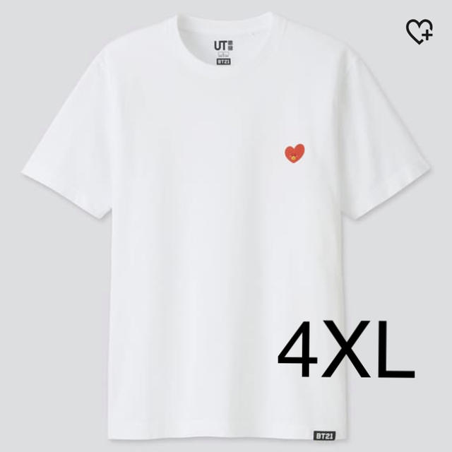 UNIQLO(ユニクロ)の新品 UNIQLO BT21 Ｔシャツ TATA オンライン限定 4XL UT メンズのトップス(Tシャツ/カットソー(半袖/袖なし))の商品写真