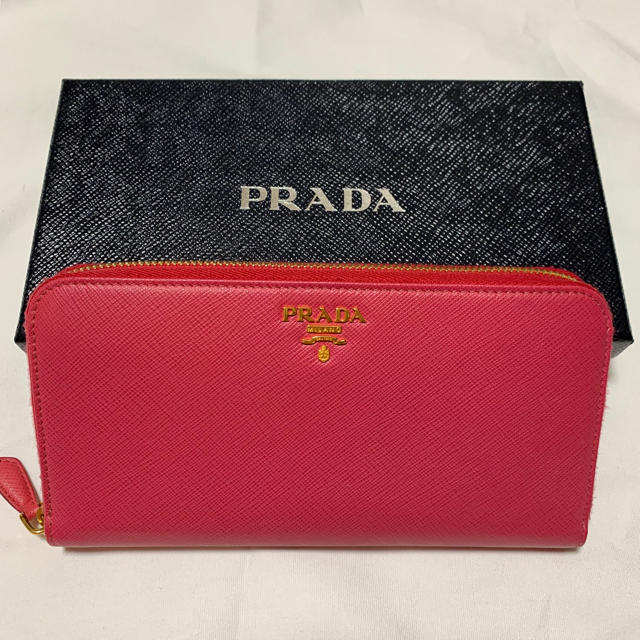 値下げ】PRADA / プラダ 長財布 ピンク 正規品 - amsfilling.com