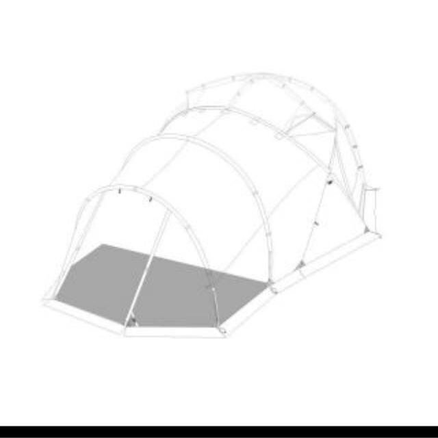 HILLEBERG - Helinox nonadome ベッドルーム フットプリント HILLEBERG - Helinox nonadome ベッドルーム フットプリント
