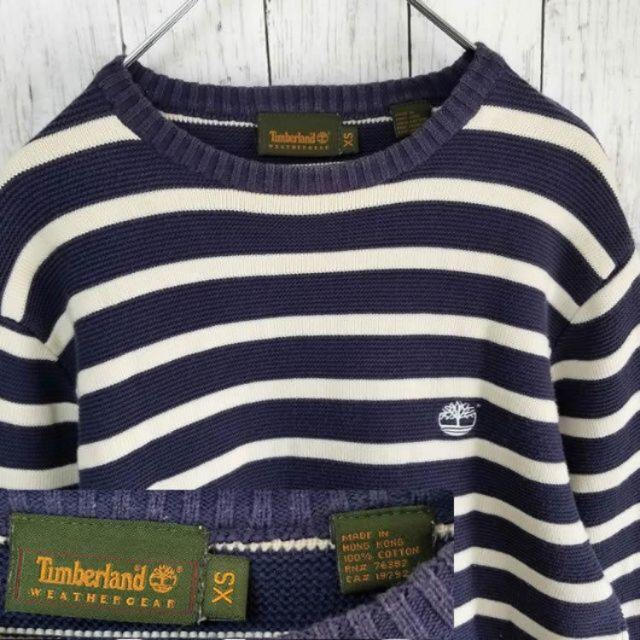 Timberland(ティンバーランド)のティンバーランド ボーダー ニット セーター メンズのトップス(ニット/セーター)の商品写真
