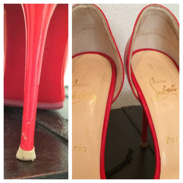 Christian Louboutin(クリスチャンルブタン)のルブタン 美品 ハイヒールレッドパンプス レディースの靴/シューズ(ハイヒール/パンプス)の商品写真