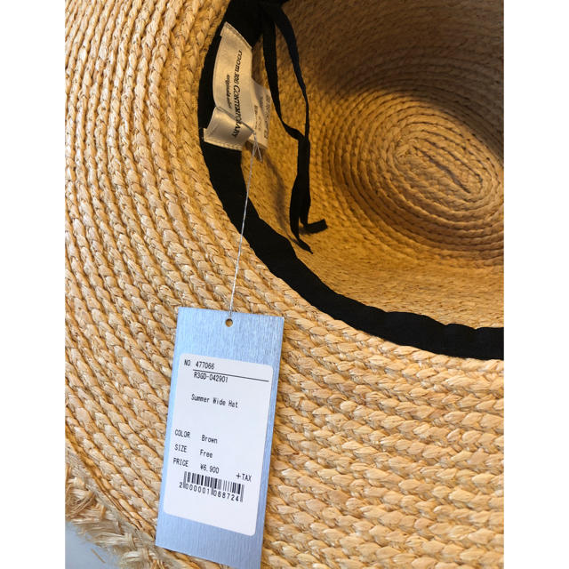 room306 CONTEMPORARY(ルームサンマルロクコンテンポラリー)の※新品未使用※ Summer Wide Hat レディースの帽子(麦わら帽子/ストローハット)の商品写真