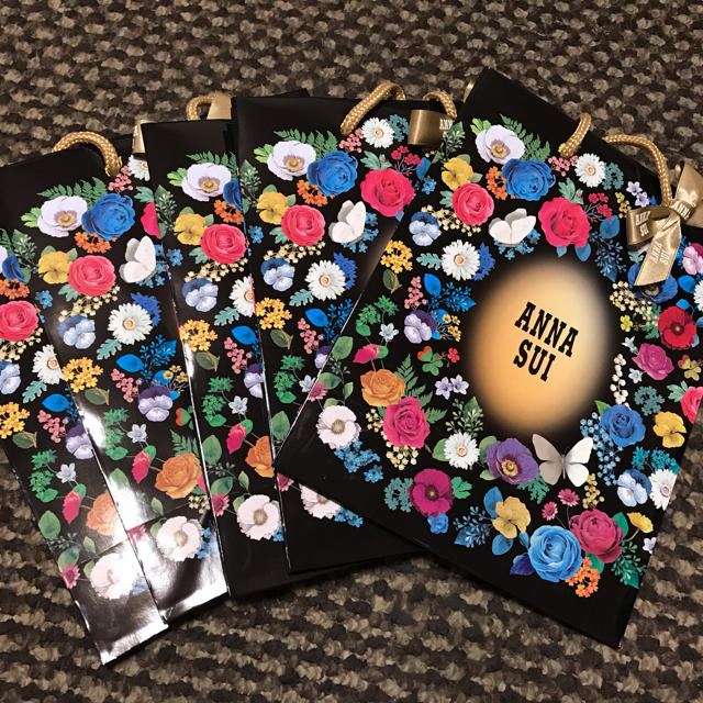 ANNA SUI(アナスイ)のANNA SUI ショップバッグ✕5 レディースのバッグ(ショップ袋)の商品写真