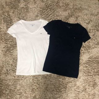 トミーヒルフィガー(TOMMY HILFIGER)のTommy hilfiger★vネックフラッグＴシャツ(Tシャツ(半袖/袖なし))