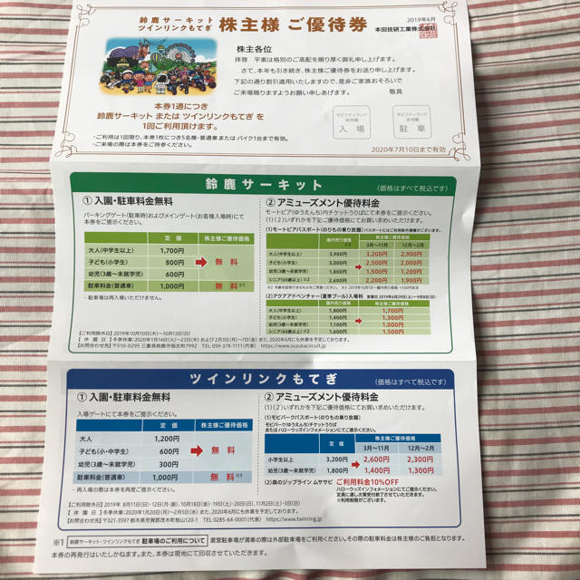 T♡様専用 チケットの施設利用券(遊園地/テーマパーク)の商品写真