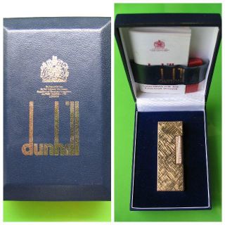 ダンヒル(Dunhill)のダンヒル ライター ゴールド　美品(タバコグッズ)