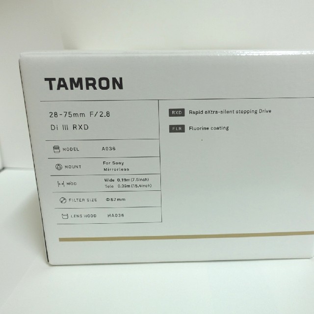 TAMRON 28-75mm F/2.8　新品未開封スマホ/家電/カメラ