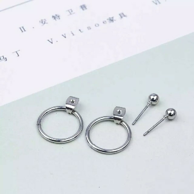 Shinzone(シンゾーン)のring pierce❤︎ 【silver】 レディースのアクセサリー(ピアス)の商品写真