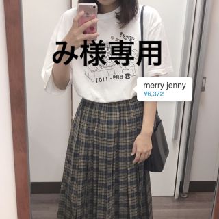 メリージェニー(merry jenny)のMerry Jenny × りかちゃん 白T(Tシャツ(半袖/袖なし))