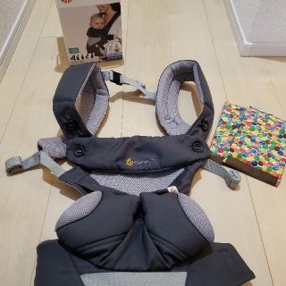 エルゴベビー(Ergobaby)のエルゴ/抱っこ紐/SG認定360ｸｰﾙｴｱ　ｶｰﾎﾞﾝｸﾞﾚｰ(抱っこひも/おんぶひも)