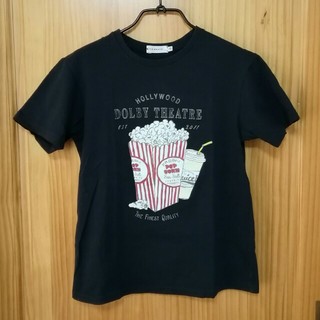 ザショップティーケー(THE SHOP TK)のTHESHOPTK♡150センチネイビーポップコーンＴシャツ(Tシャツ/カットソー)