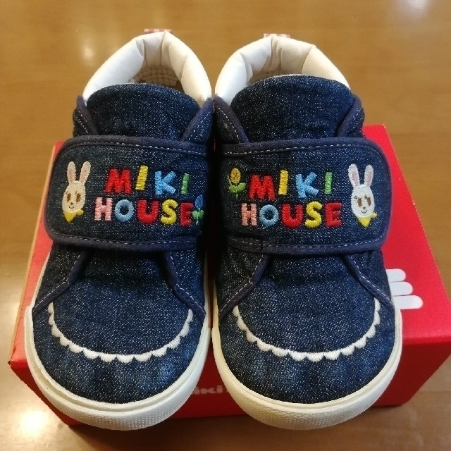 mikihouse(ミキハウス)の☆mikihouse☆16cm　うさこデニムシューズ キッズ/ベビー/マタニティのキッズ靴/シューズ(15cm~)(その他)の商品写真