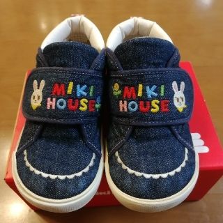 ミキハウス(mikihouse)の☆mikihouse☆16cm　うさこデニムシューズ(その他)