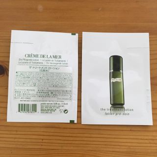 ドゥラメール(DE LA MER)の【 19.6.26入手 】ザ ・トリートメントローション 1.5ml×2包(化粧水/ローション)