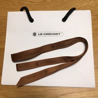 ルクルーゼ(LE CREUSET)のル・クルーゼ 紙袋 リボン(ショップ袋)