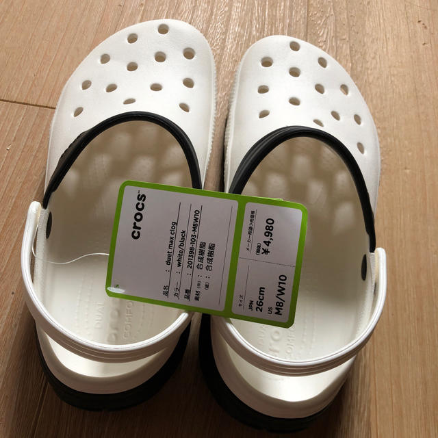 crocs(クロックス)のcrocs   26㎝  White メンズの靴/シューズ(サンダル)の商品写真