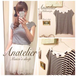 アナトリエ(anatelier)の美品♡anatelier大人気トップス♡(カットソー(半袖/袖なし))